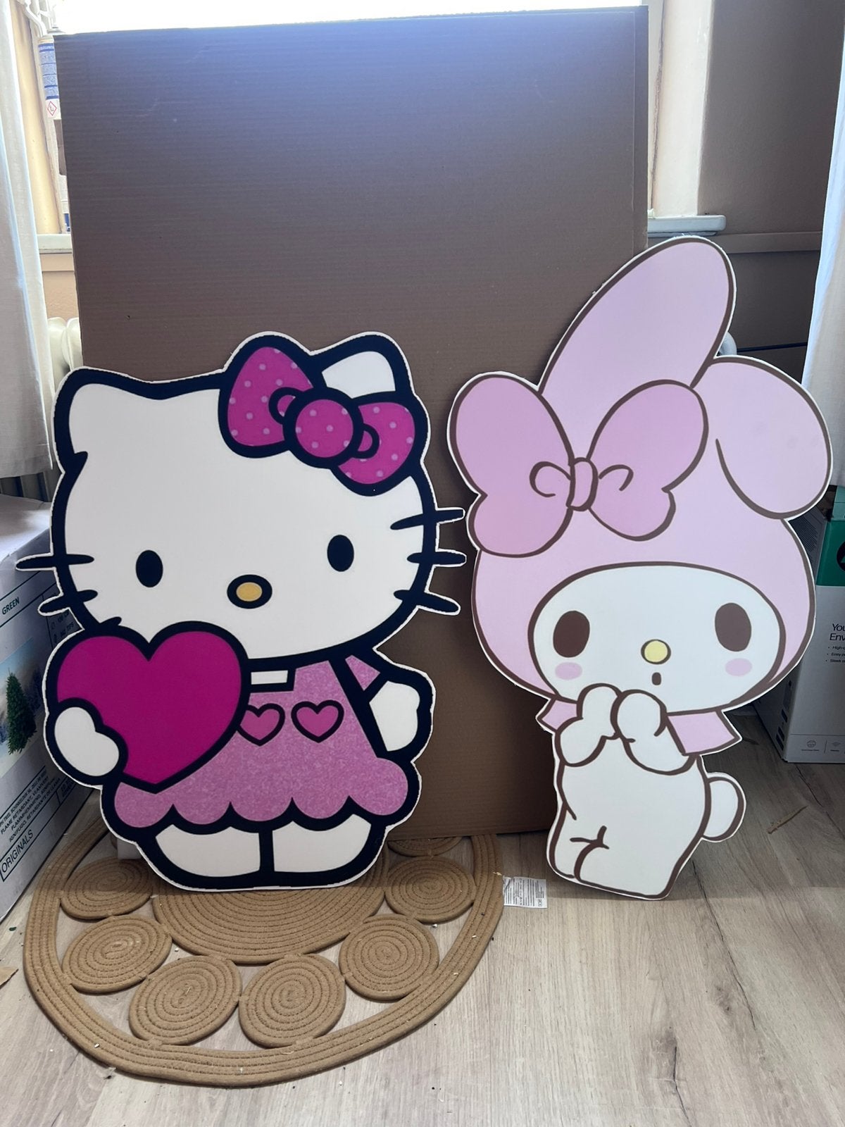 hello Kitty borden, Ophalen of Verzenden, Zo goed als nieuw