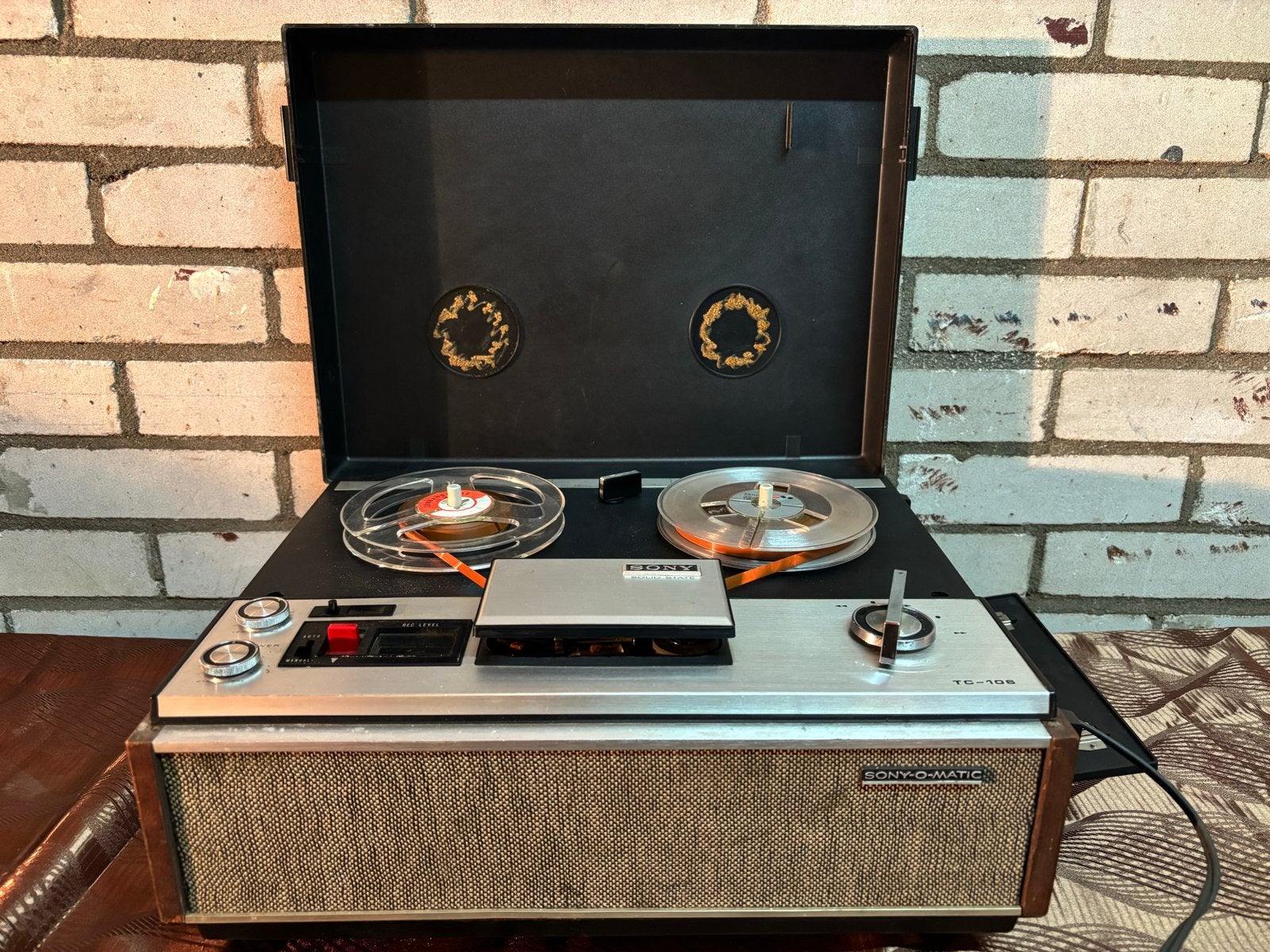 Vintage Sony TC-106 Bandrecorder - Solid State, Ophalen of Verzenden, Bandrecorder, Met banden
