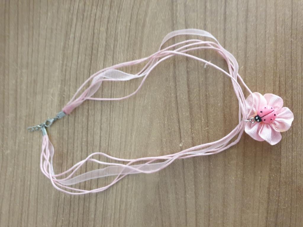 Kinderketting, Ophalen of Verzenden, Zo goed als nieuw, Roze, Overige materialen