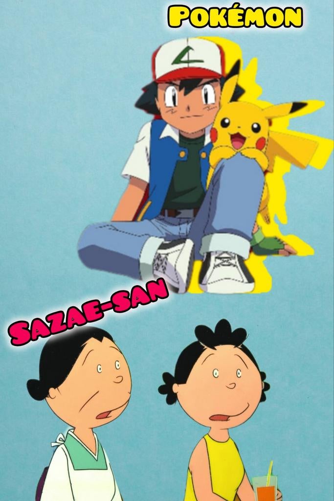 Anime tekenfilm videoband Pokemon & Sazae-san. Japanse taal., Cd's en Dvd's, VHS | Kinderen en Jeugd, Gebruikt, Tekenfilm, Alle leeftijden