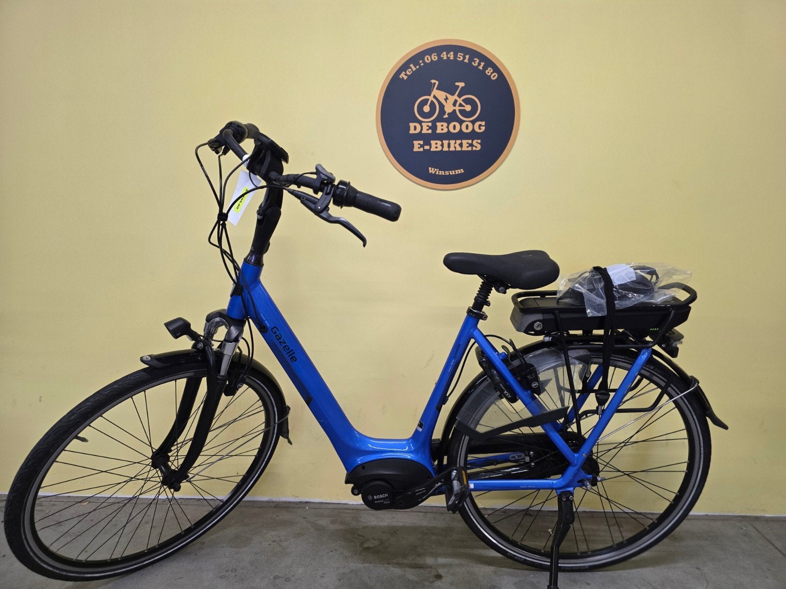 Gazelle Orange c 7 elektrische damesfiets demo, Fietsen en Brommers, Ophalen, Zo goed als nieuw, Nvt, 51 tot 55 cm