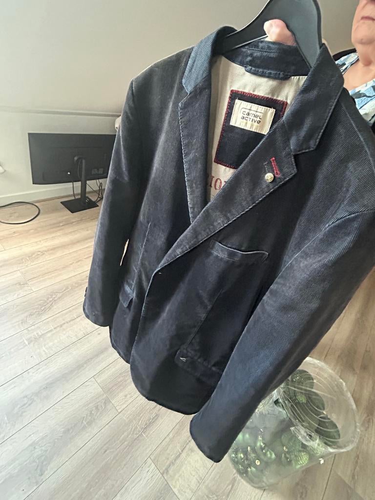 Camel Active Corduroy Blazer - Maat 56 XL, Ophalen of Verzenden, Zo goed als nieuw, Maat 56/58 (XL), Blauw