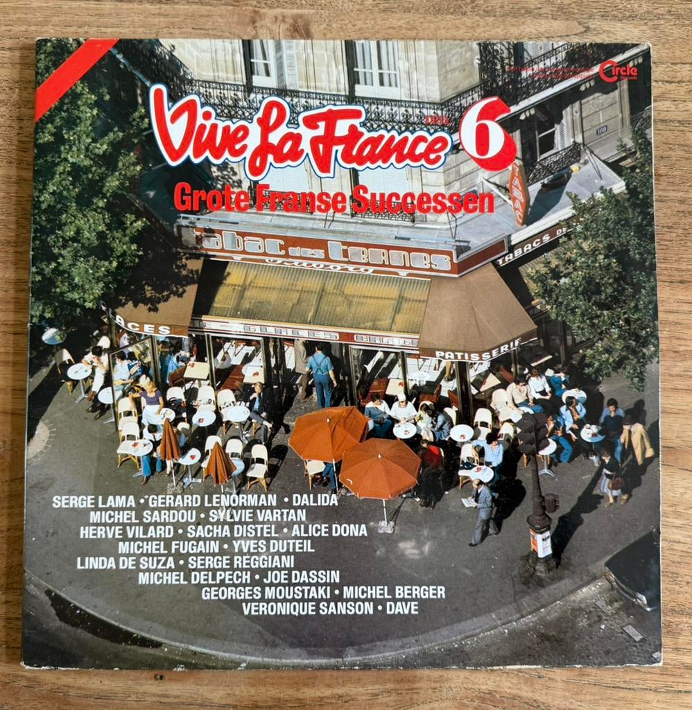 Dubbel LP Vive la France 6  -grote franse successen, Ophalen of Verzenden, Gebruikt, 12 inch