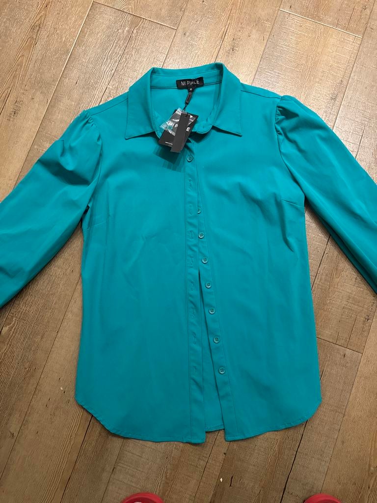 Mi Piace travel blouse - Nieuw met kaartje, Ophalen of Verzenden, Nieuw, Maat 38/40 (M), Groen