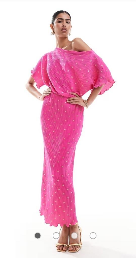 NIEUW! Never Fully Dressed Tilly jurk roze XL 46/48, Verzenden, Jurk, Nieuw, Roze