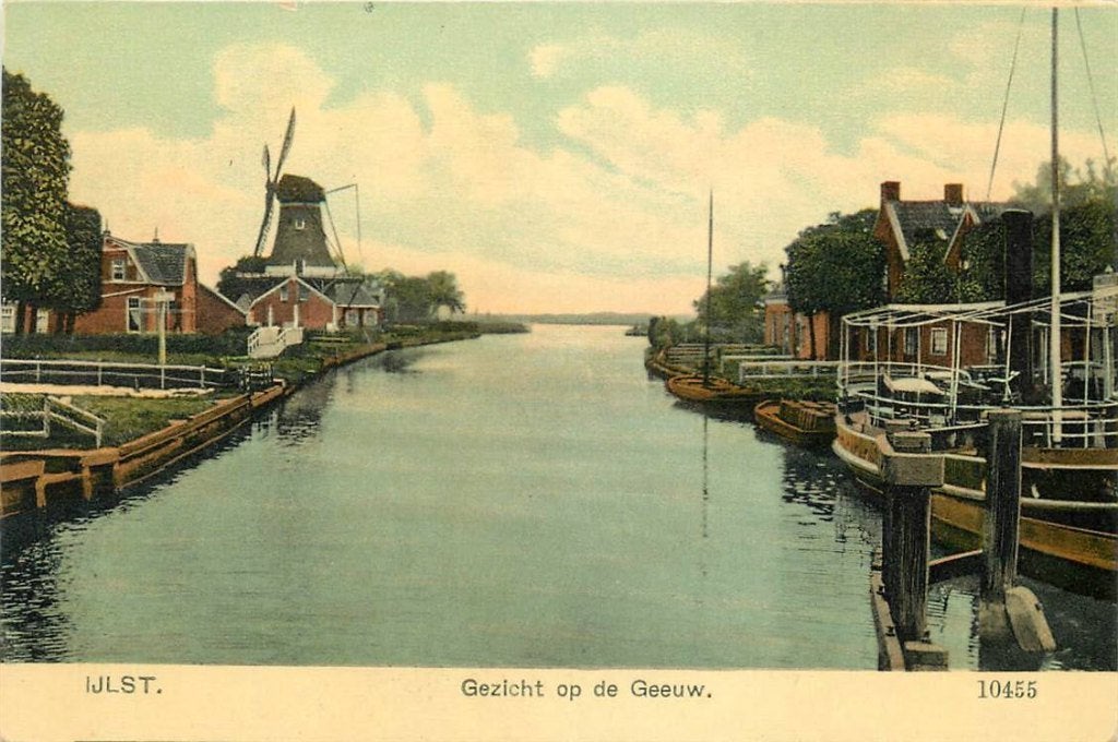388-161-003 Ijlst Gezicht op de Geeuw, Verzenden, Voor 1920, Friesland