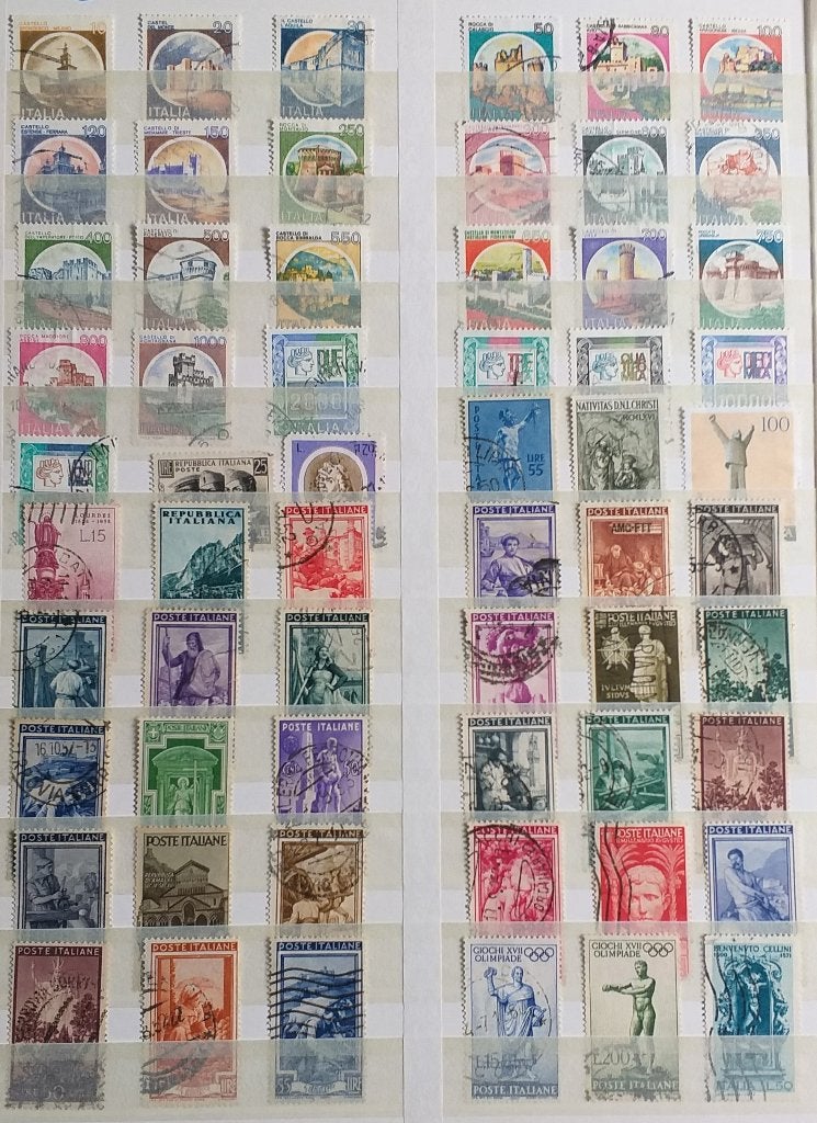 POSTZEGELS ITALIE GESTEMPELD, Verzenden, Gestempeld