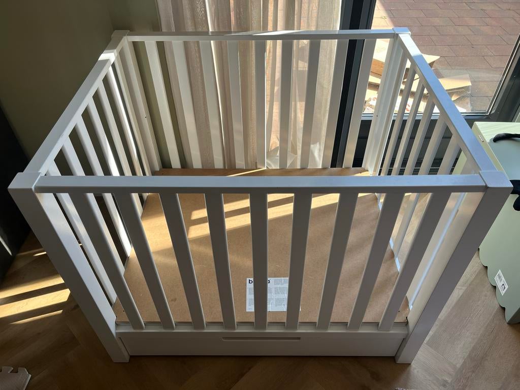 Witte Bopita box 108x81x81 cm - Gebruikt maar goede staat, Kinderen en Baby's, Boxen, Ophalen, Gebruikt, Rechthoekig, In hoogte verstelbaar