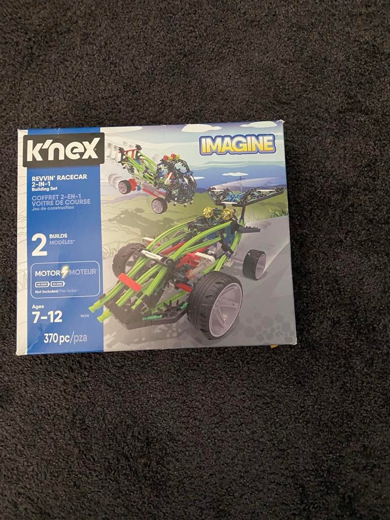 K'nex Imagine Bouwsets: Revvin' Racecar & Builder's Choice, Ophalen of Verzenden, Zo goed als nieuw, K'nex