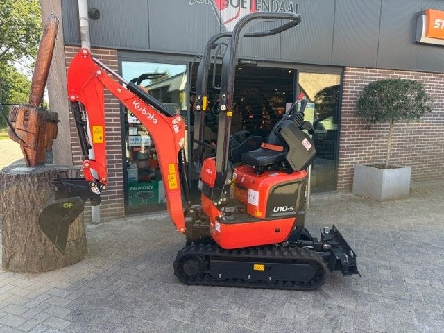 Kubota U10-5 minigraver, Ophalen, Graafmachine