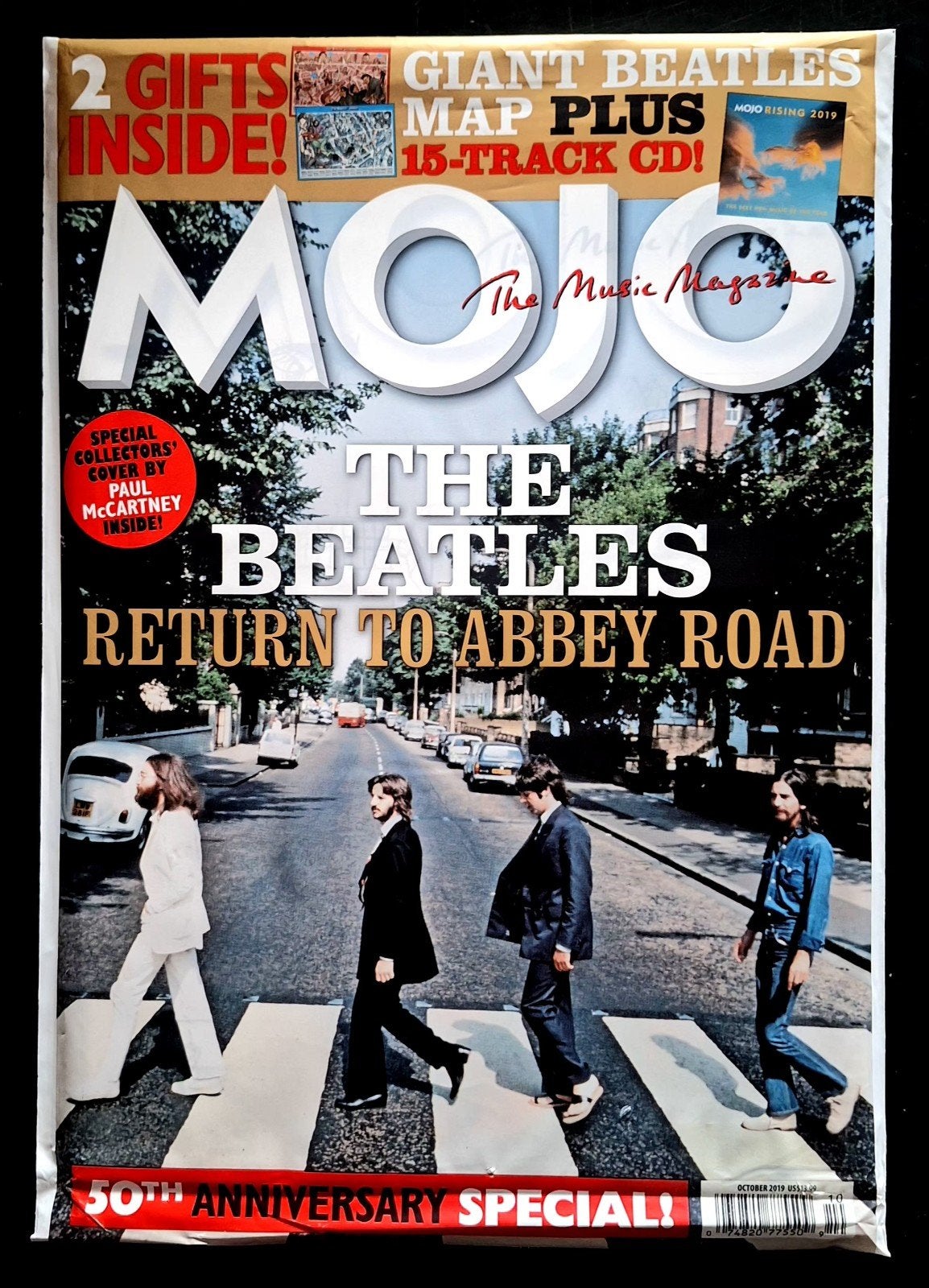 MOJO-MAGAZINE+CD    THE BEATLES - Abbey Road (oktober 2019), Ophalen of Verzenden, Nieuw, Overige merken