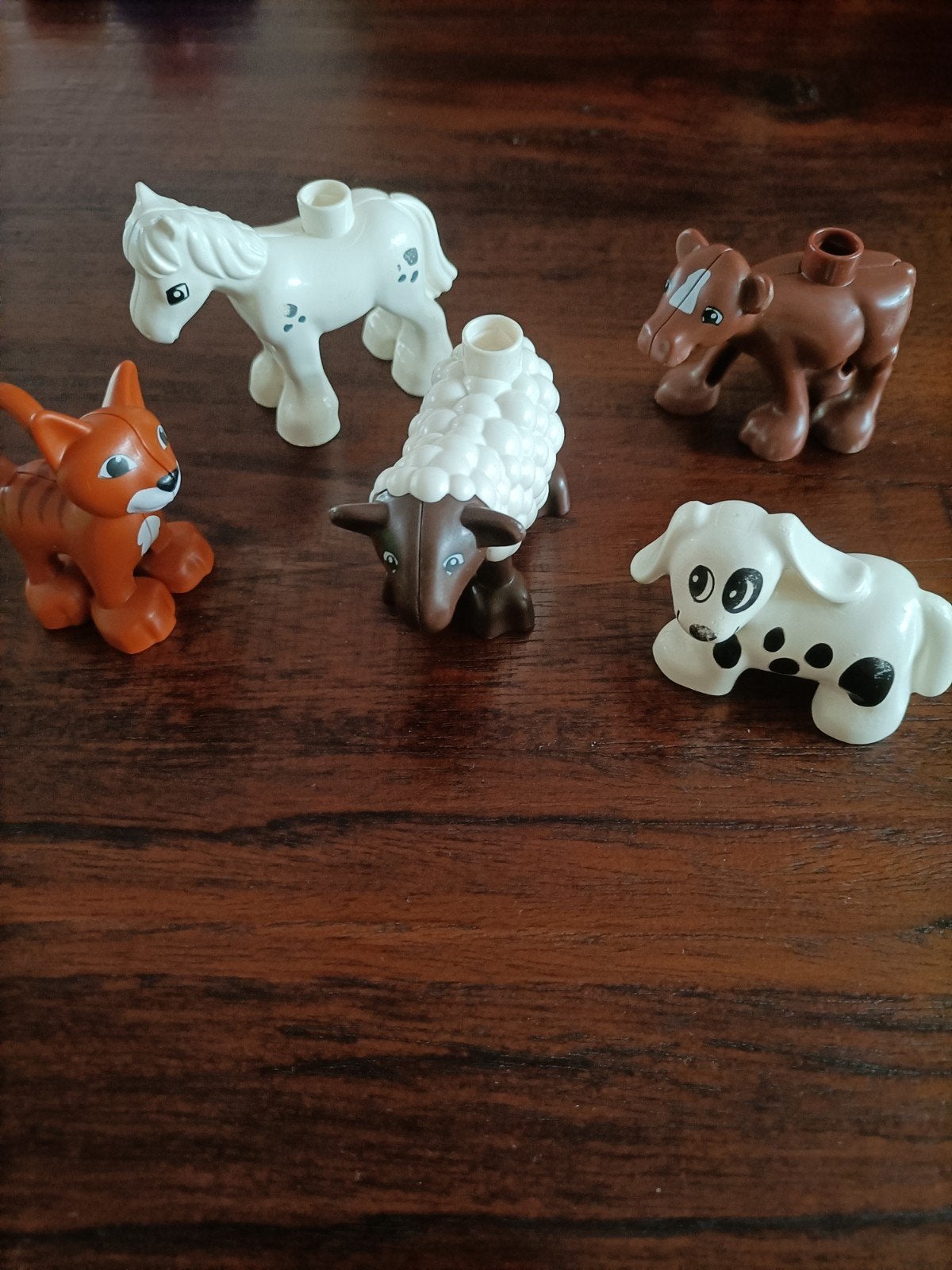 Lego Duplo boerderijdieren set (5 stuks)vintage, Ophalen of Verzenden, Gebruikt, Overige merken