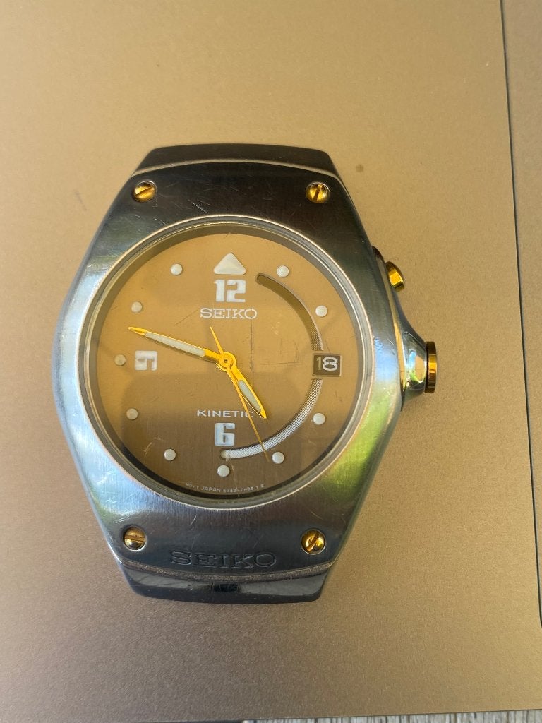 Seiko Arctura Kinetic – 5M42-0E39, Sieraden, Tassen en Uiterlijk, Horloges | Heren, Seiko, Gebruikt, Staal, Verzenden
