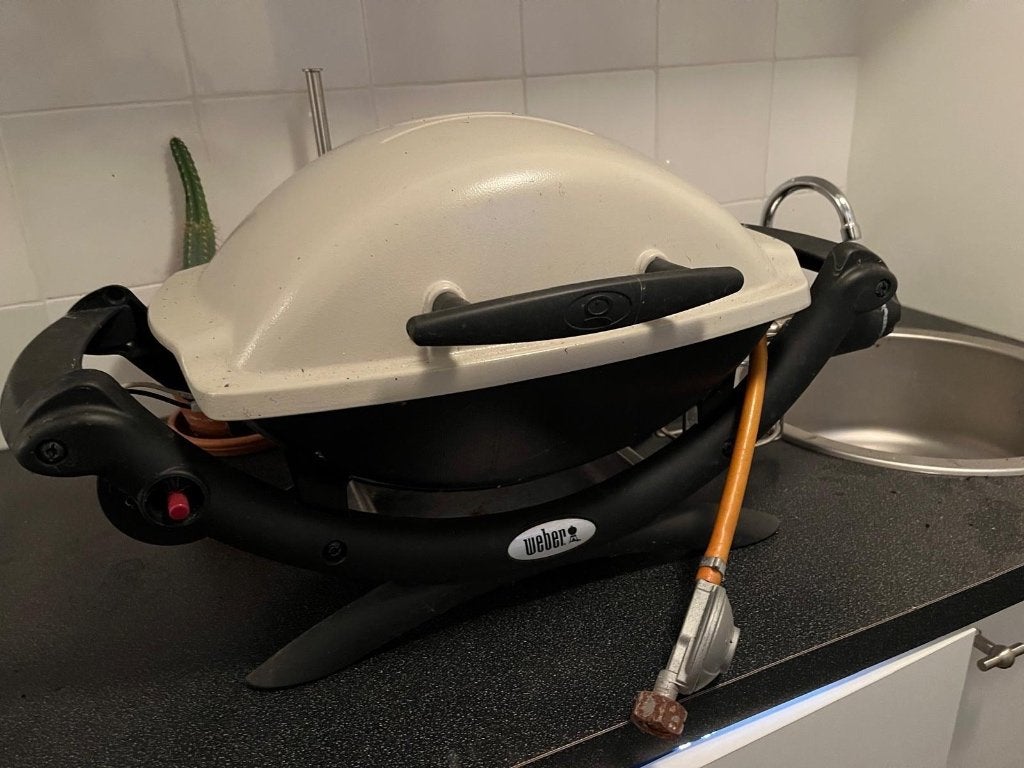 BBQ Weber op gas., Ophalen, Gebruikt, Weber