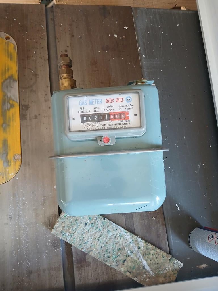 Gas meter. Bieden, Ophalen of Verzenden