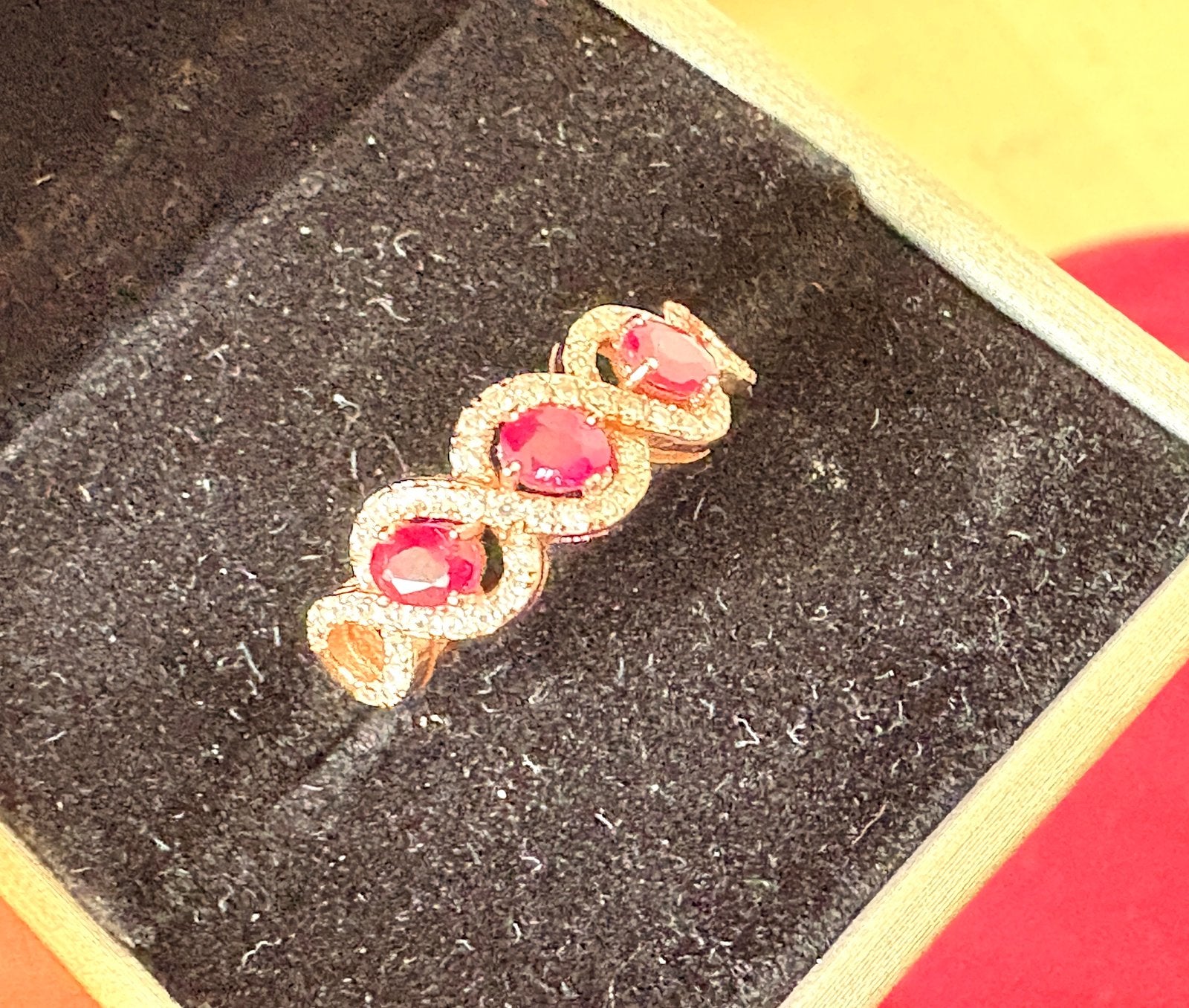Natuurlijke Robijn zilver 925 ring verstelbaar ab, Verzenden, Nieuw