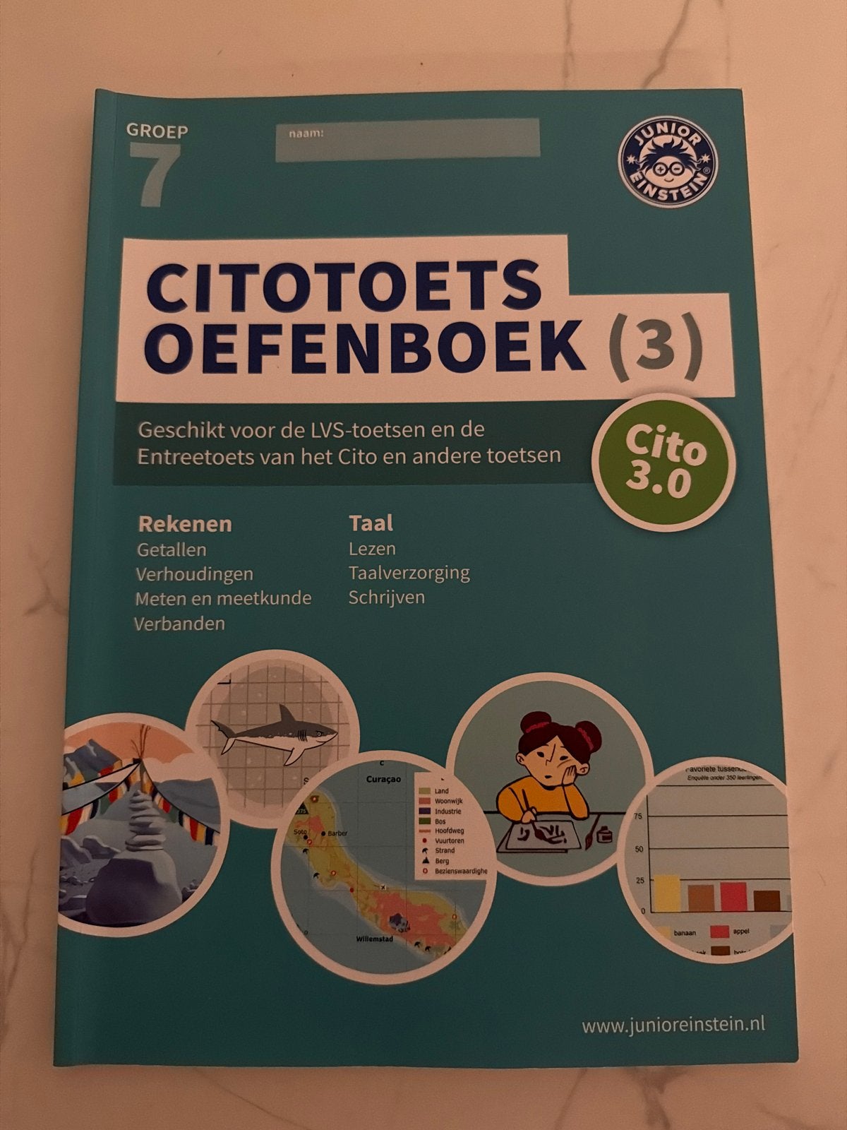 Cito oefenboek Groep 7 - Junior Einstein, Ophalen of Verzenden, Zo goed als nieuw, Overige niveaus