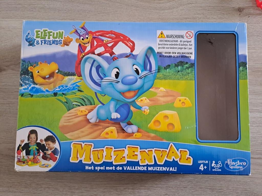 Muizenval spel van Hasbro Gaming Elefun & friends, Een of twee spelers, Ophalen of Verzenden, Zo goed als nieuw, Hasbro Gaming
