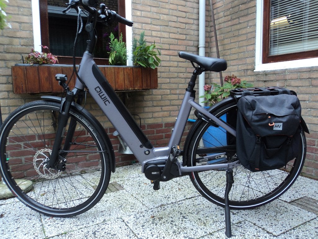 wegens omstandigheden qwic fiets, Versnellingen, 56 cm of meer, Zo goed als nieuw, Schijfrem