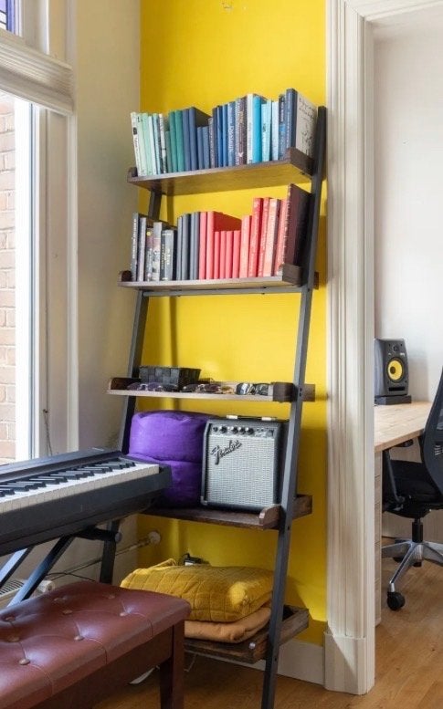 Open Ladder Boekenkast - 1,85m hoog, Ophalen, Zo goed als nieuw, Met plank(en), 150 tot 200 cm