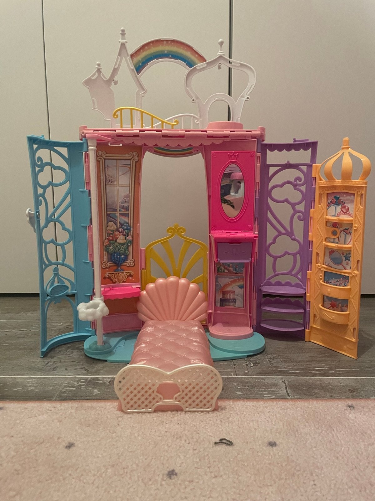 Barbie meeneemhuis - Compact speelplezier, Ophalen of Verzenden, Gebruikt, Barbie