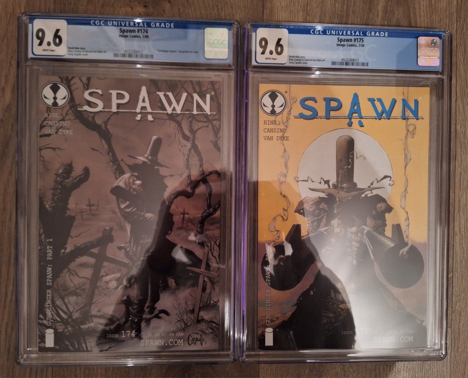 Spawn 174 & 175 cgc graded 9.6, Boeken, Strips | Comics, Ophalen, Amerika, Zo goed als nieuw, Meerdere comics