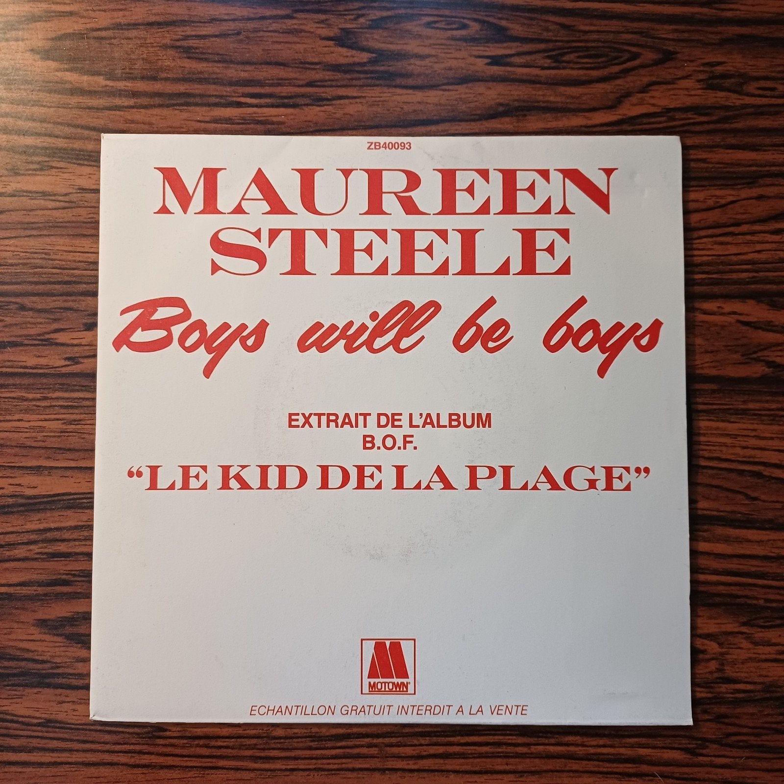 Maureen Steele - Boys Will Be Boys (Motown Promo Single), Ophalen of Verzenden, Gebruikt, Pop