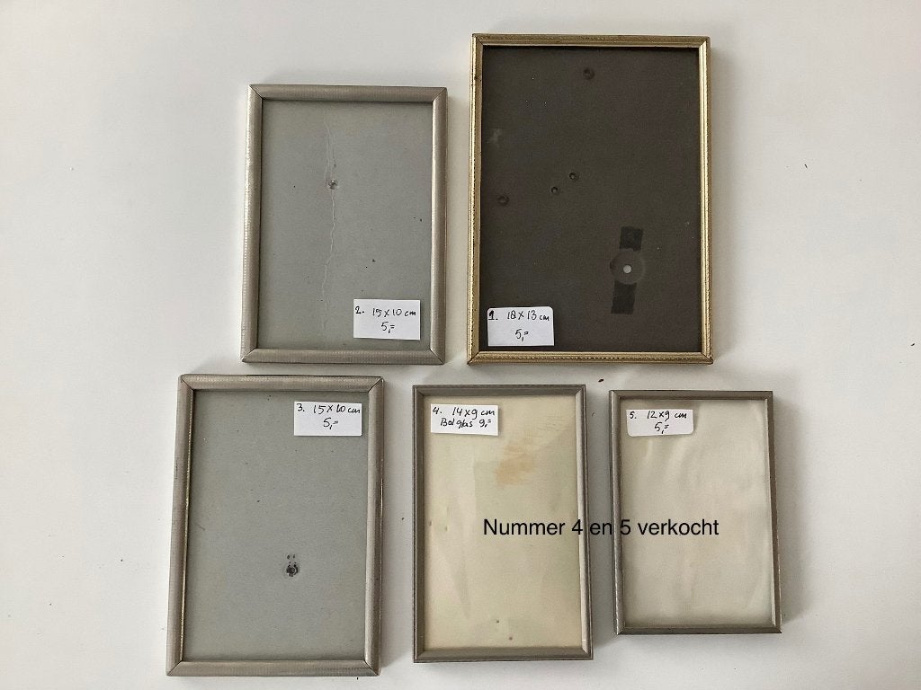 VINTAGE FOTOLIJSTJES VOOR EEN MUUR VOL HERINNERINGEN, Ophalen of Verzenden