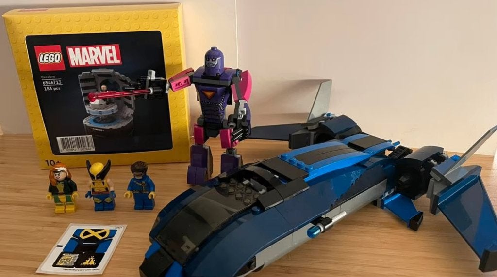 LEGO X-Men - X-Jet, Sentinel (76022) + Cerebro (5009015), Gebruikt, Marvel, Lego, Ophalen of Verzenden