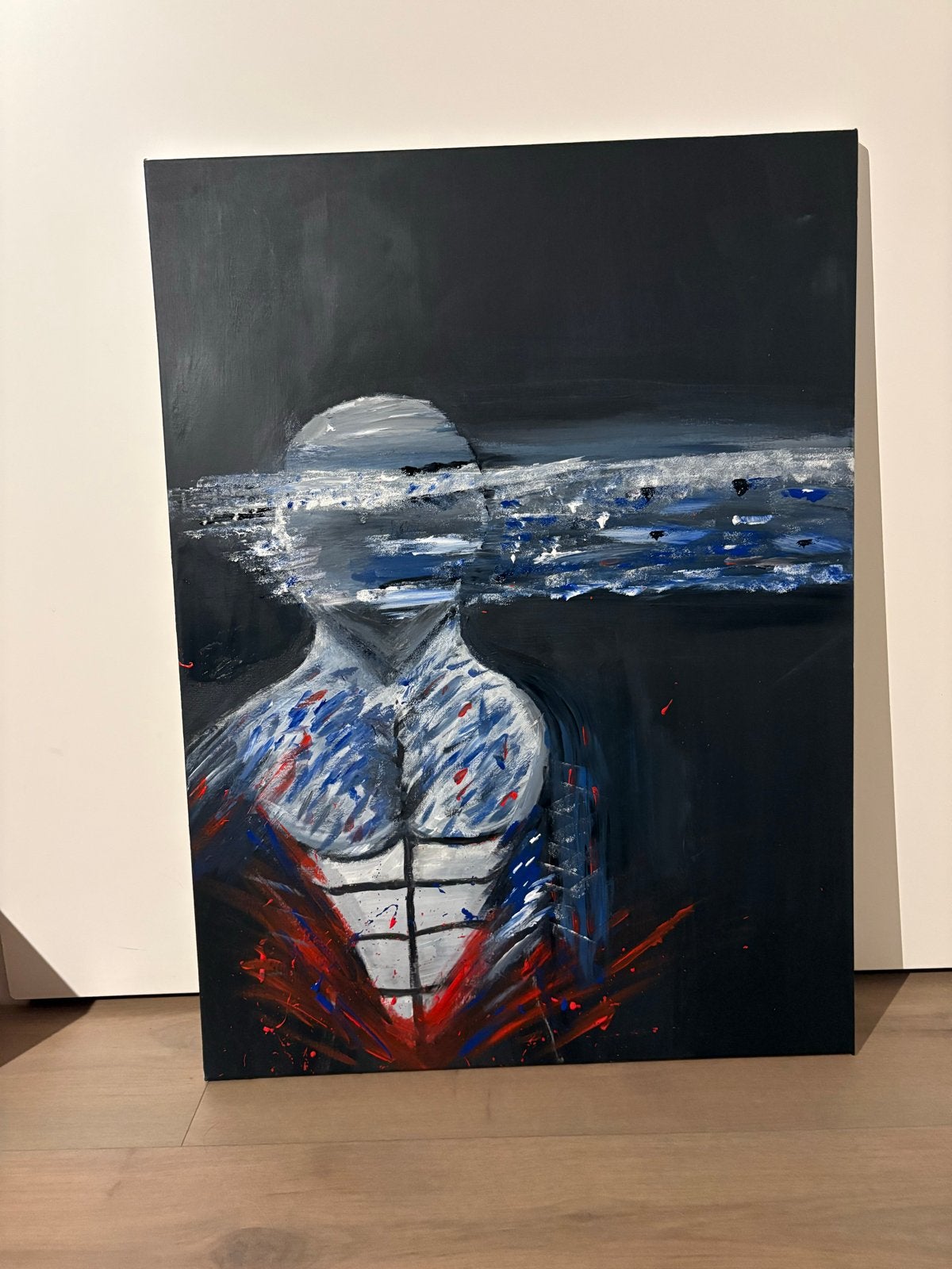 Abstract Schilderij Guardian, Ophalen of Verzenden