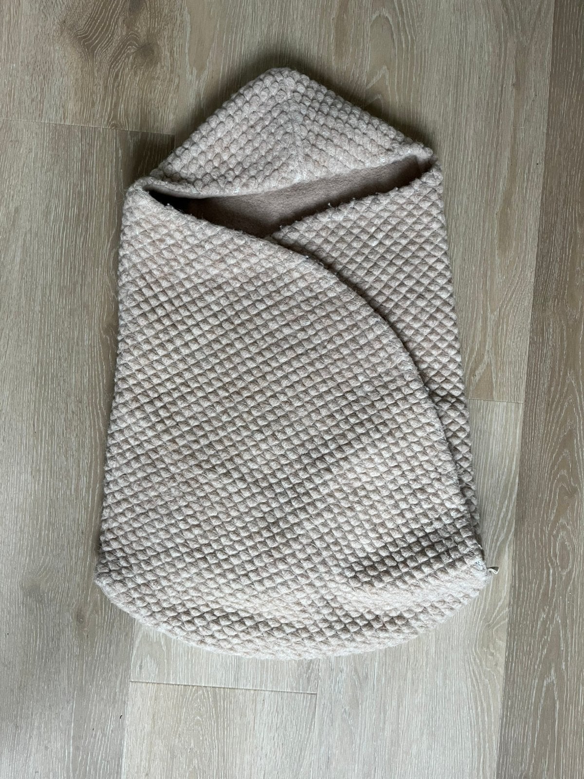 Wollen voetenzak Kico Label, Ophalen of Verzenden, Zo goed als nieuw, Beige, Voetenzak