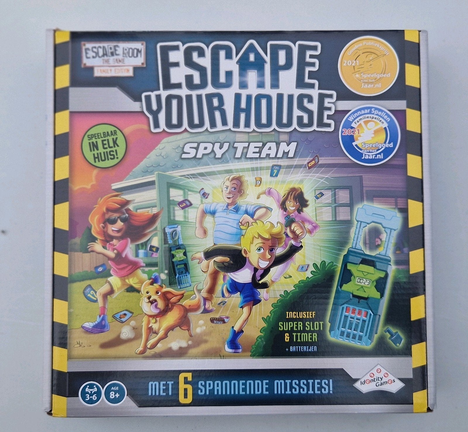 Escape Your House - 6 escaperooms voor thuis, Vijf spelers of meer, Ophalen of Verzenden, Zo goed als nieuw, Monopoly Games