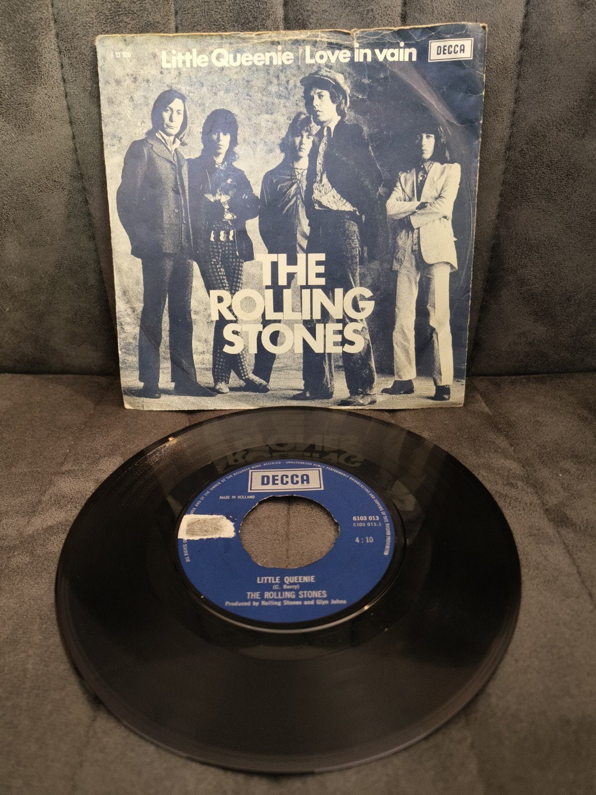 The Rolling Stones - Little Queenie / Love in Vain (Vinyl), Gebruikt, Originele persing, 7 inch, Ophalen of Verzenden