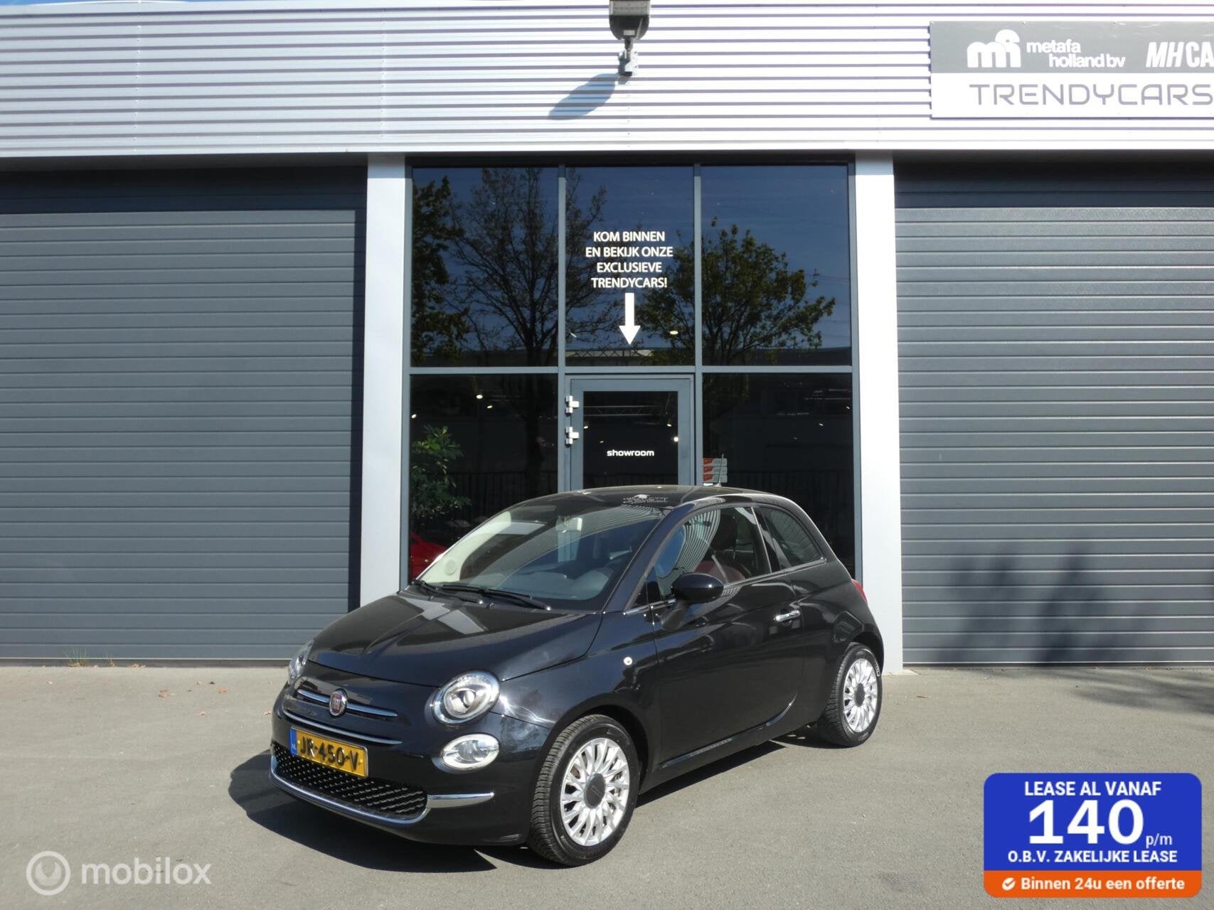 Fiat 500 0.9 TwinAir Turbo Lounge/Schuifdak/airco/Leder/NAP, Auto's, Voorwielaandrijving, Gebruikt, Handgeschakeld, 26 km/l