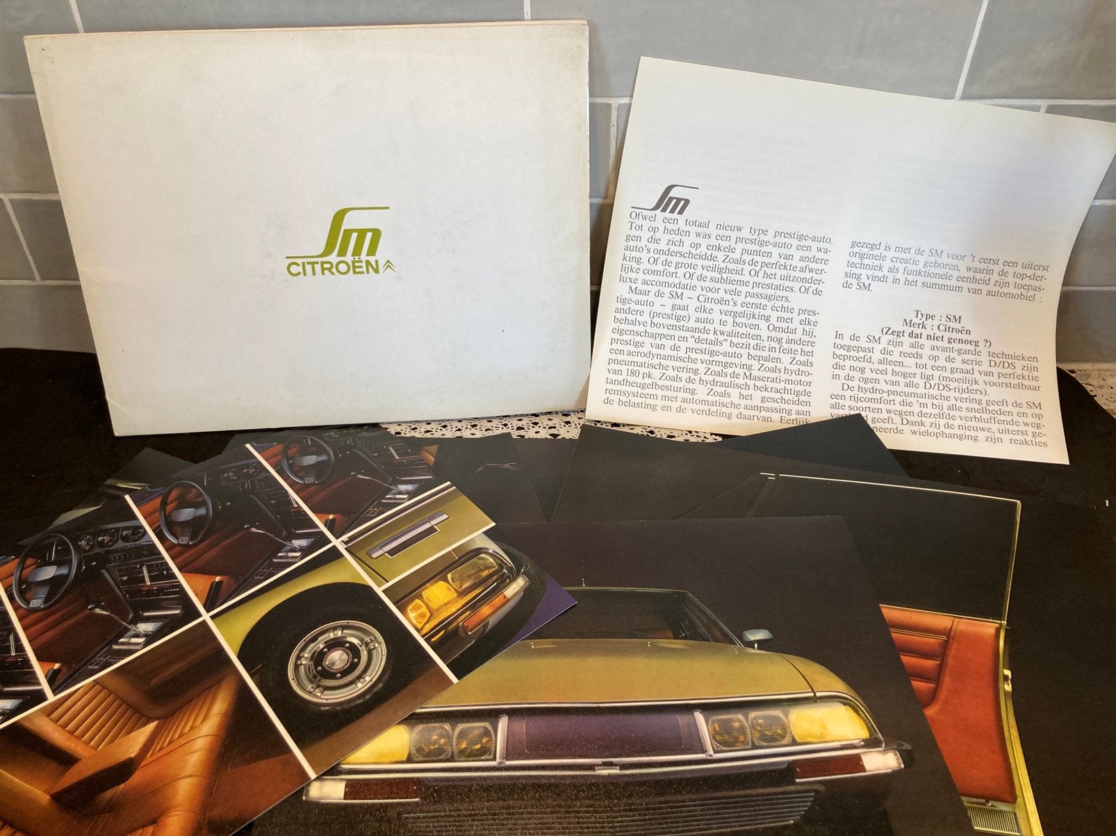 Vintage brochure Citroen SM 1970 (040226h), Ophalen of Verzenden, Gelezen, Citroën