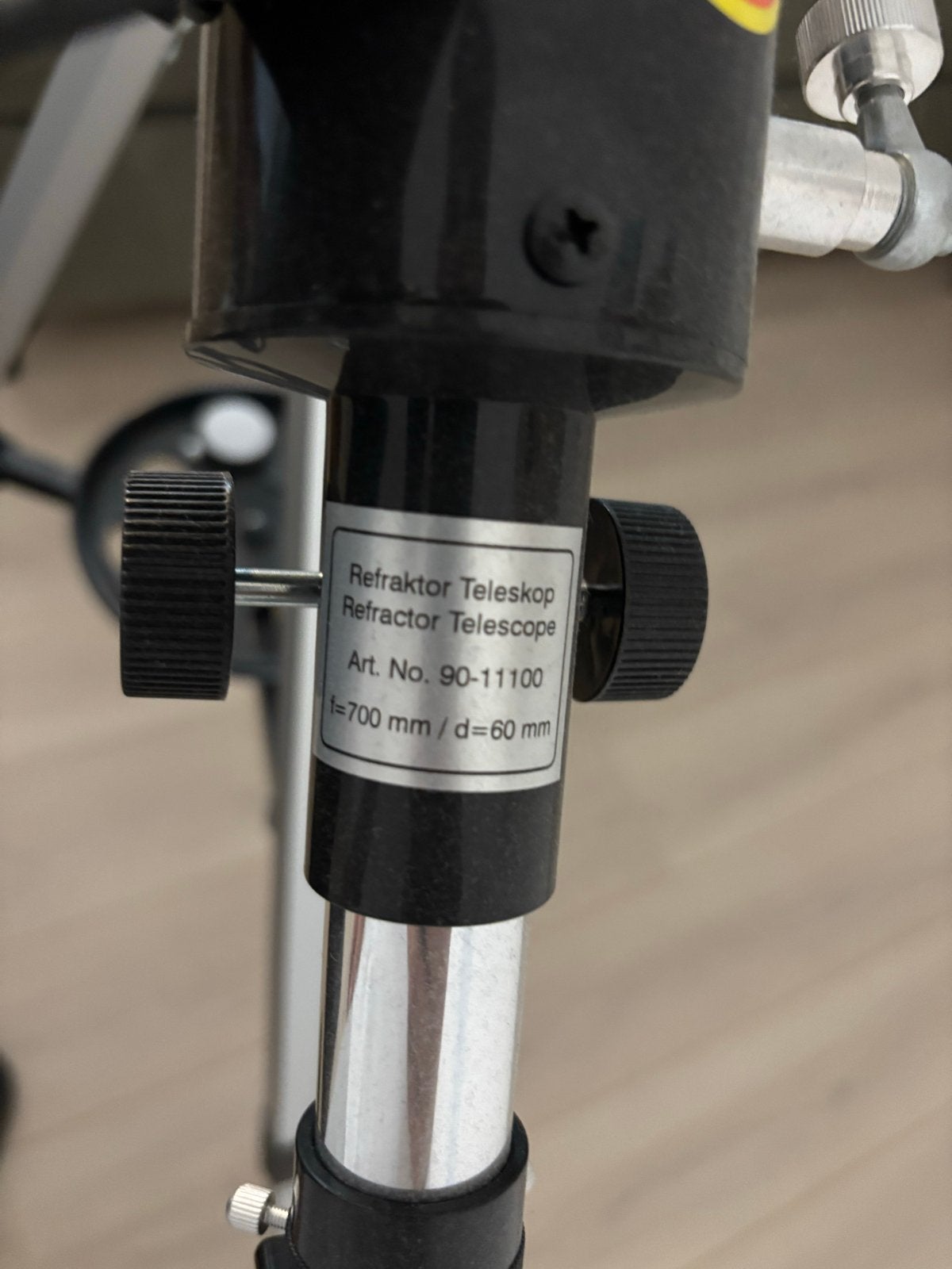 National Geographic Refractor Telescoop 700/60mm met statief, Ophalen, Lenzentelescoop (refractor), Met statief, Zo goed als nieuw