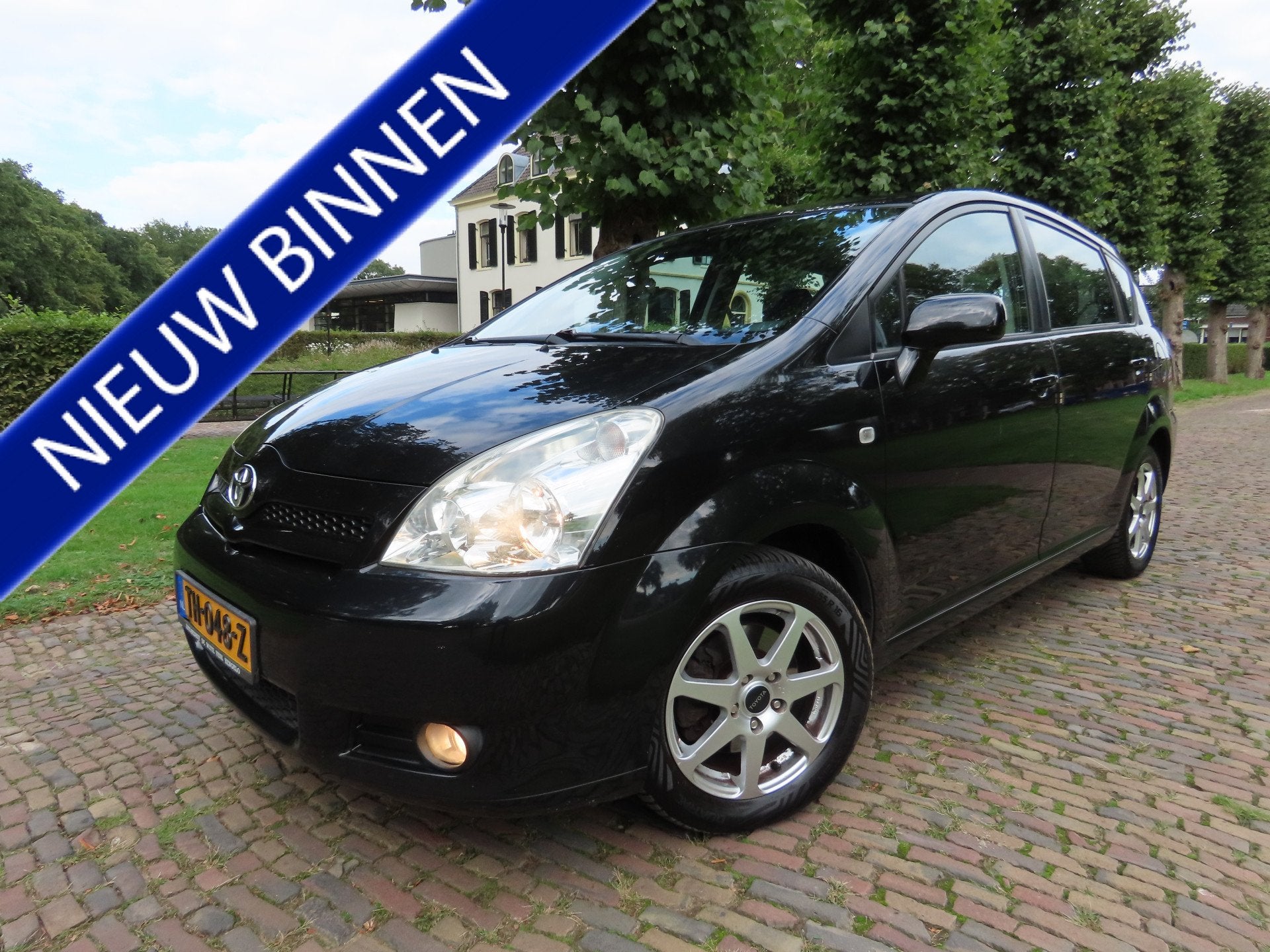 Toyota Verso 1.8 VVT-i Dynamic 7 Persoons Ecc Cruisecontrol, Auto's, Gebruikt, Parkeersensor, 7 stoelen, Zwart