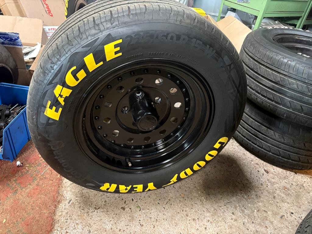 Mopar / ford usa 5x114.3 banden / velgen  rally / outlaw, Ophalen, Gebruikt, Conti, Mopar