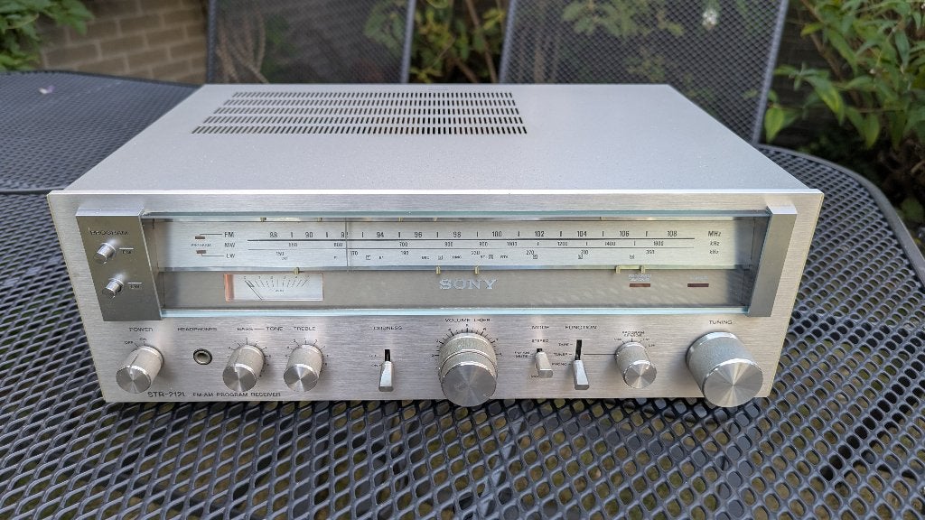 Sony STR-212L FM-AM Program Receiver, Gebruikt, Ophalen of Verzenden, Sony, Minder dan 60 watt