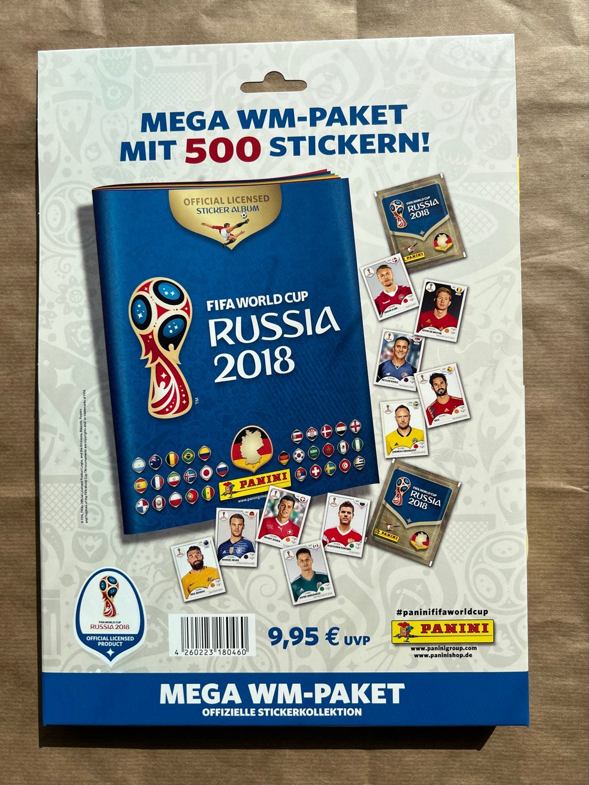 Panini world Cup Russia 2018 Megapack album + 100 pak, Ophalen of Verzenden, Nieuw, Sport