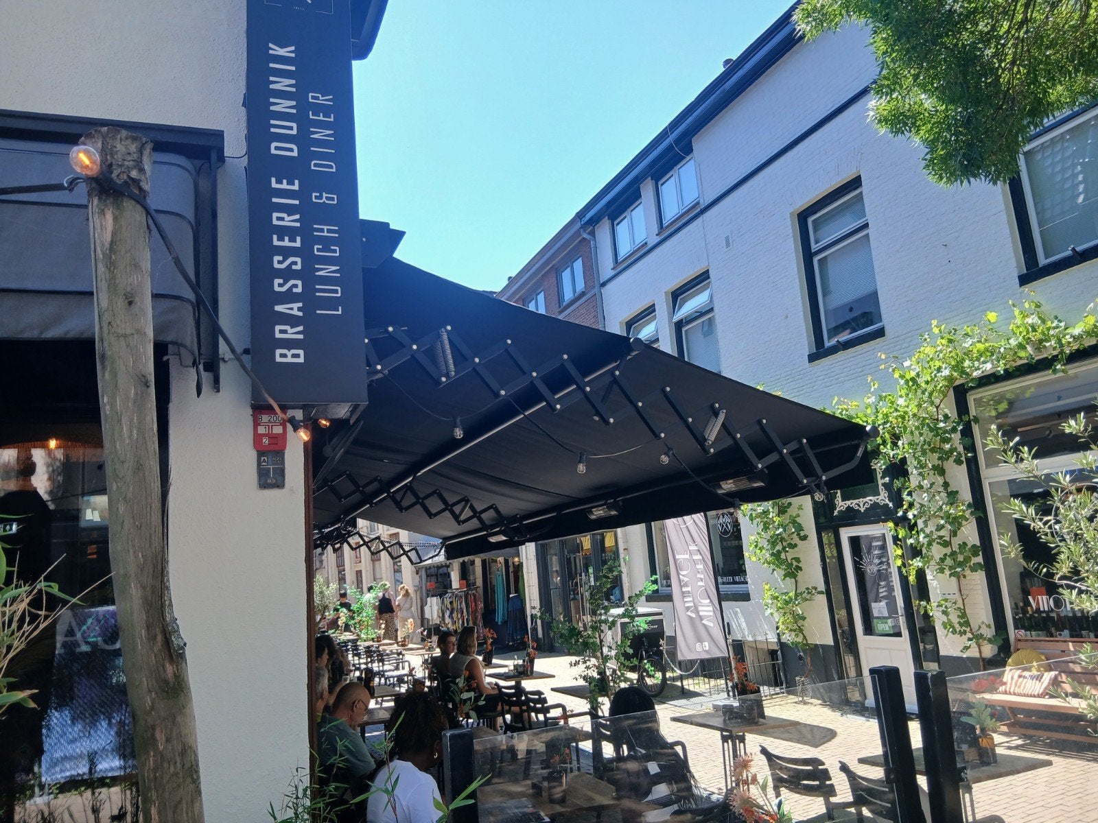 Horeca Terras scherm 13m  7m, Gebruikt, Overige typen, 450 cm of meer, Ophalen of Verzenden