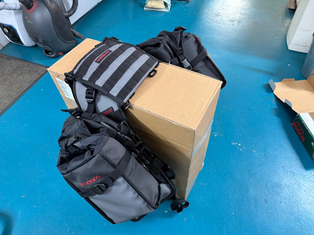 Turkana Mad Mule rackless tassen set., Motoren, Ophalen of Verzenden, Zo goed als nieuw
