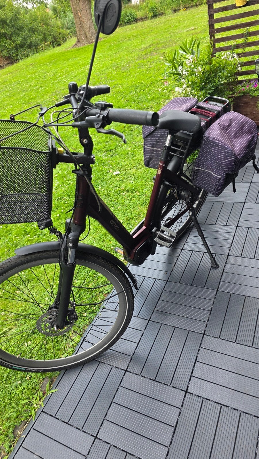 Cortina E-bike Octa plus 2 jaar oud met mand en fietstassen, Gebruikt, Ophalen of Verzenden, Cortina, 51 tot 55 cm