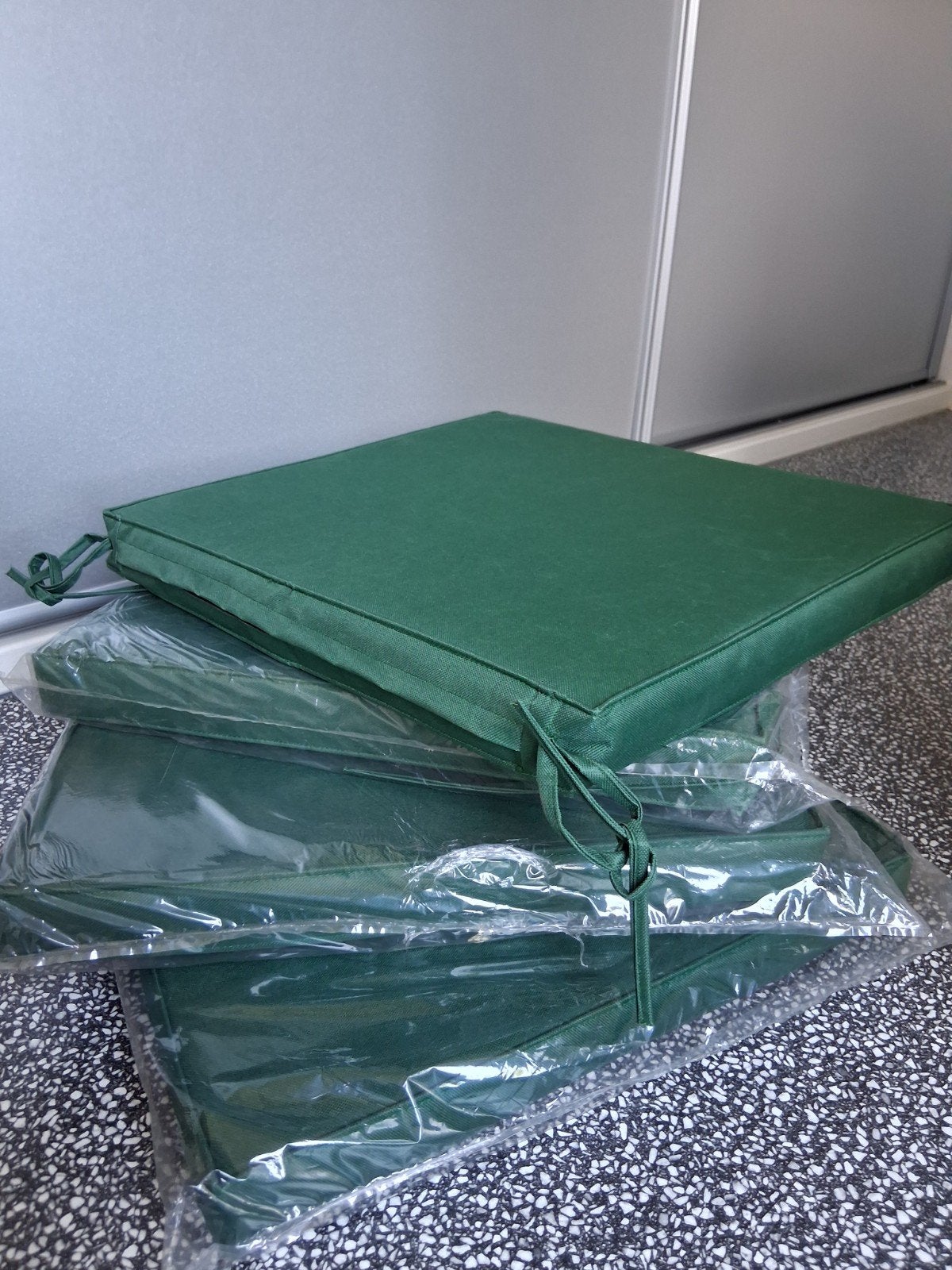 Zitkussens groen 4 stuks, NIEUW, Ophalen, Nieuw, Kunststof