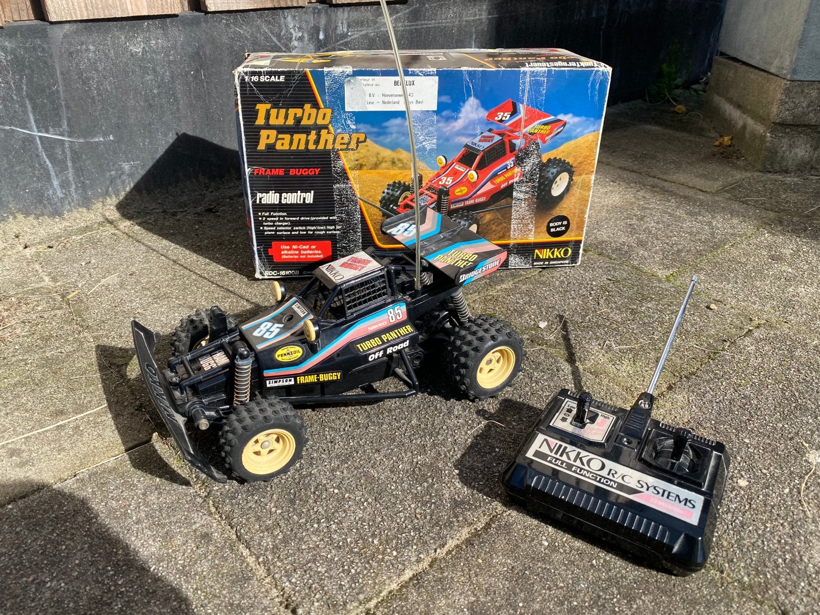 Nikko Turbo Panther 1/16, Ophalen of Verzenden, Gebruikt, Overige schalen