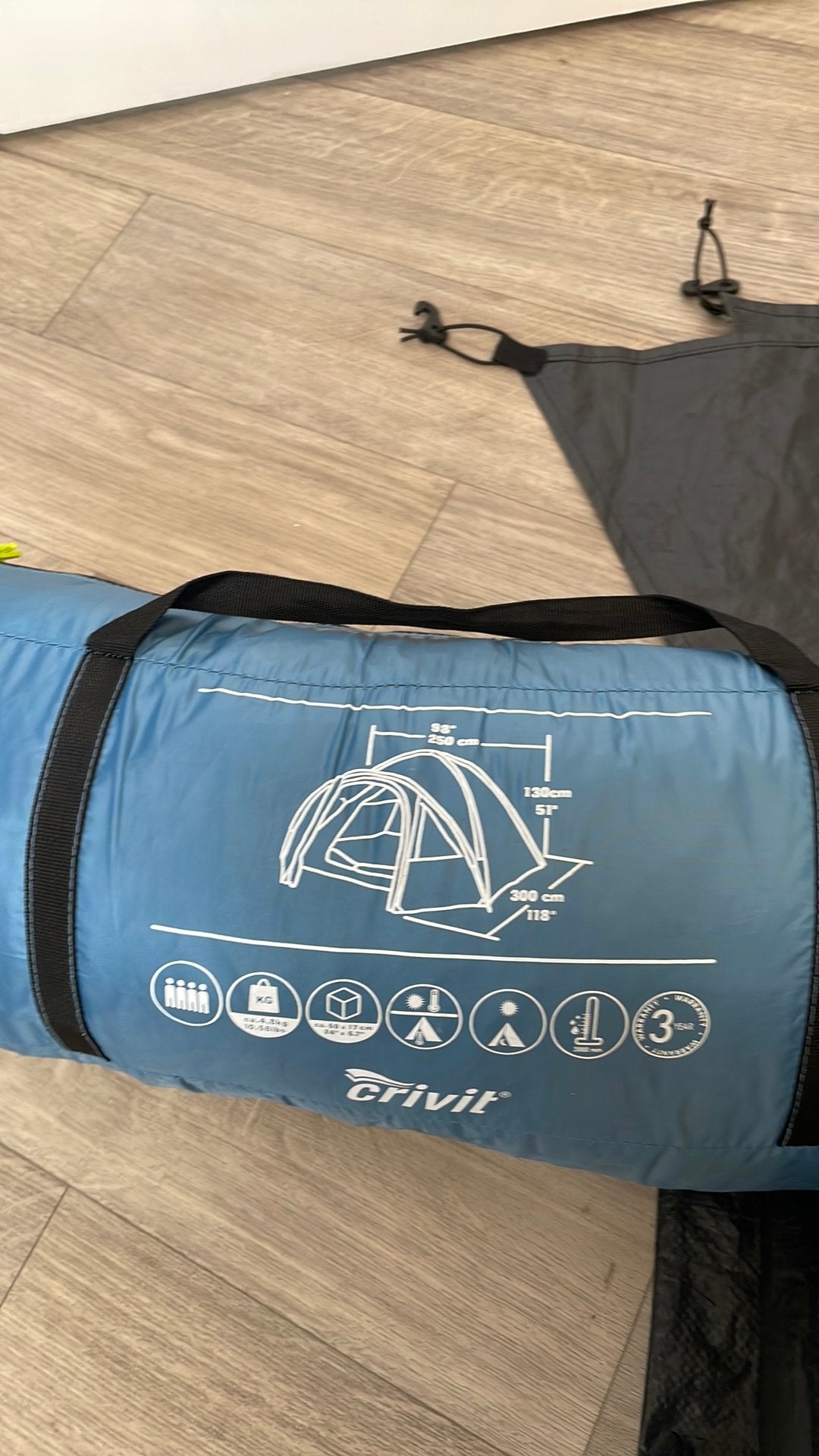 Koepel tent, Ophalen, Gebruikt, Tot en met 4