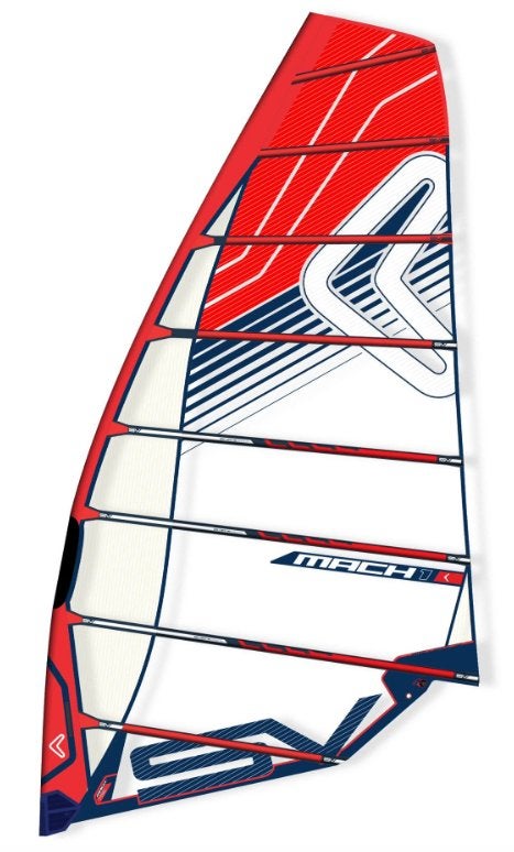 Severne Mach1 7.8 slalomzeil uit 2018, Watersport en Boten, Ophalen, 6.5 m² tot 8 m², Severne, Zeil