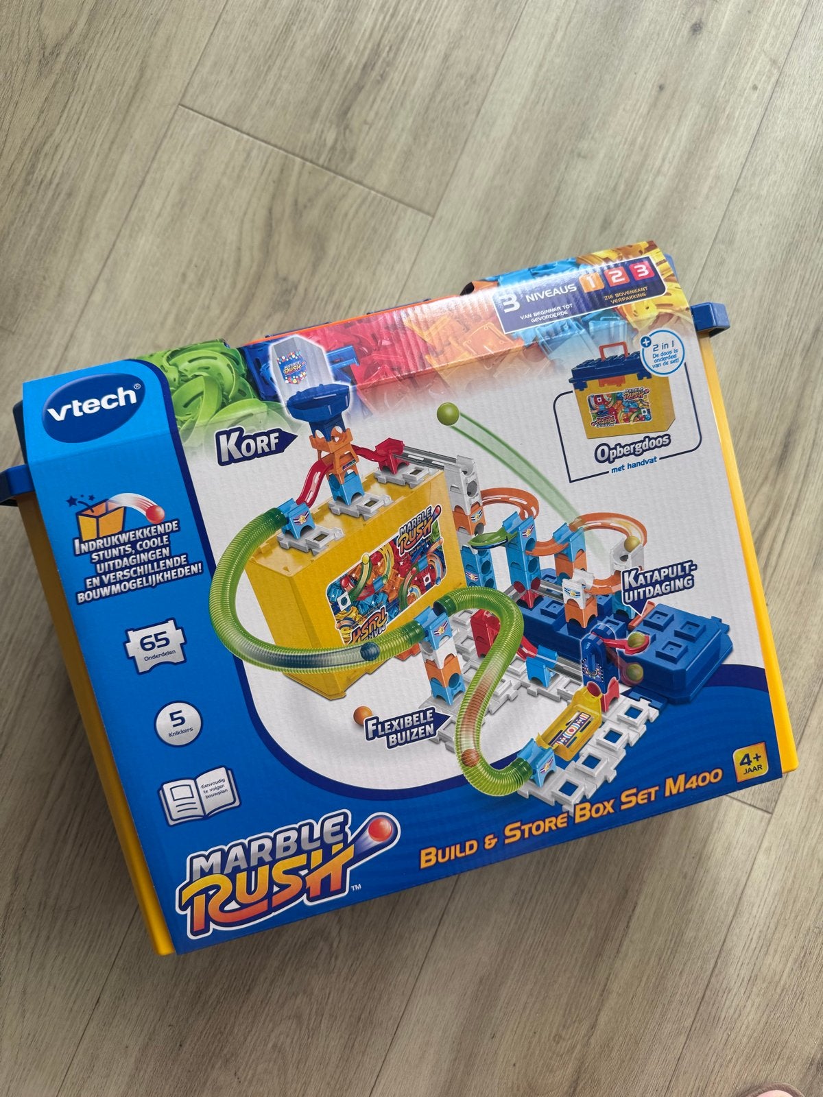 Nieuwe VTech Marble Rush knikkerbaan set M400, Kinderen en Baby's, Speelgoed | Bouwstenen, Nieuw, Overige merken, Ophalen of Verzenden