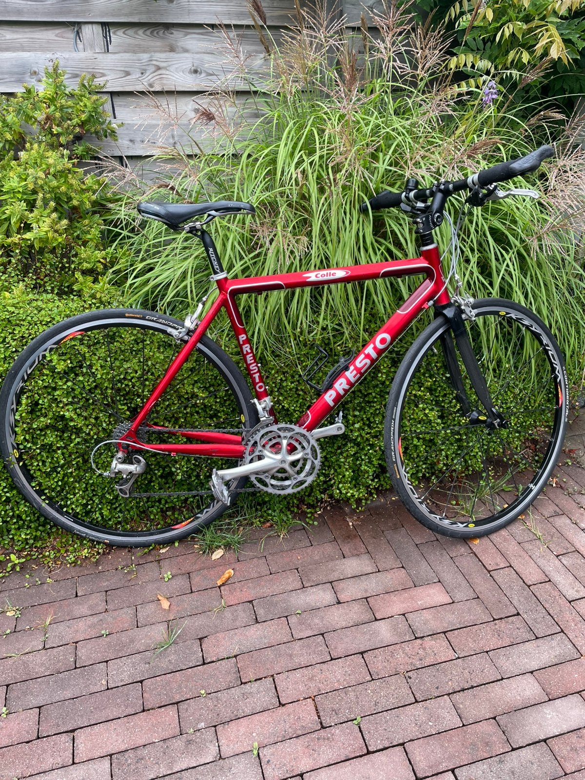 Presto Colle 51 cm shimano onderdelen, 28 inch, Gebruikt, Velgrem, Aluminium