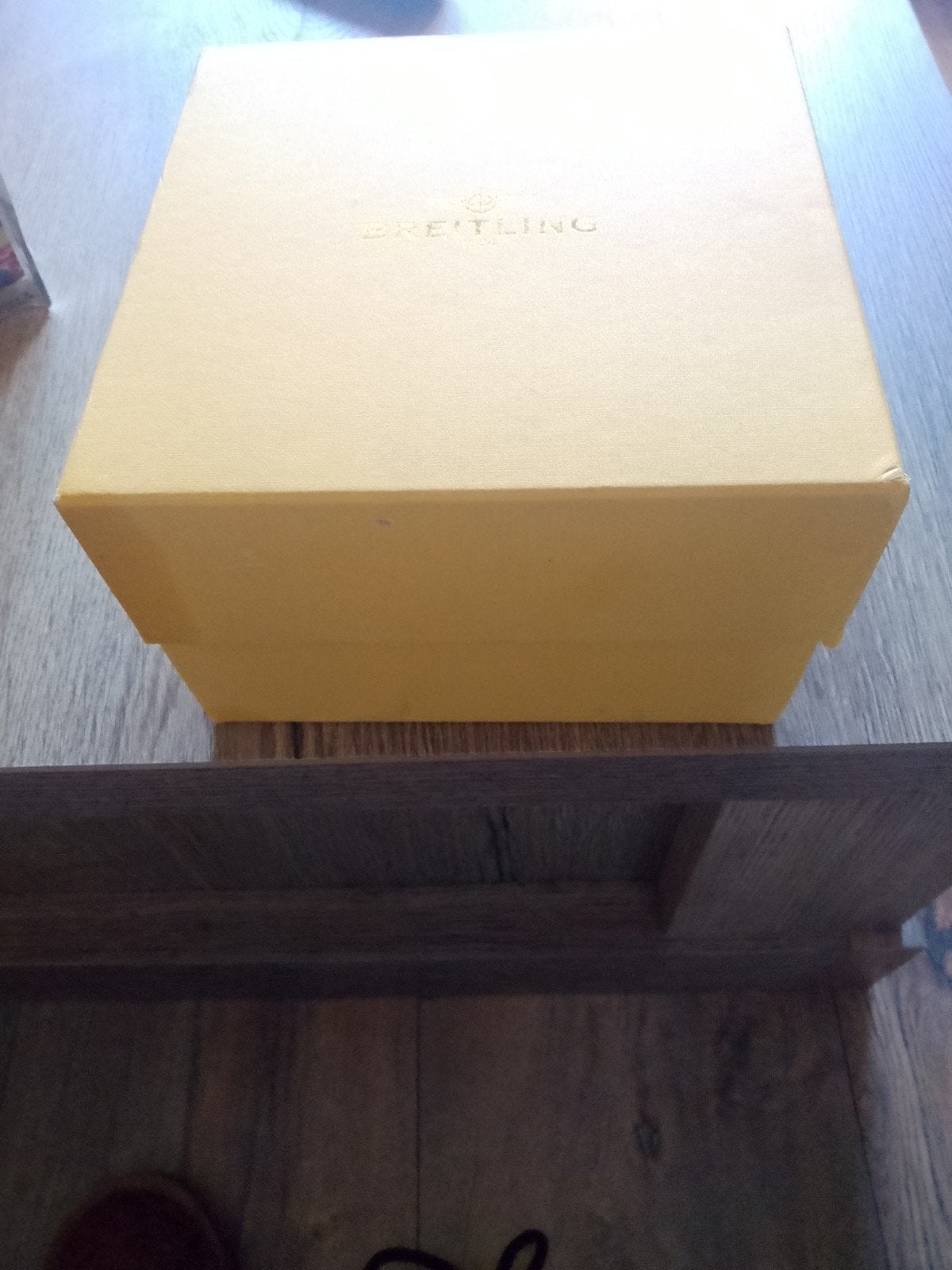 Breitling horloge met originele doos, Ophalen, Staal, Staal, Breitling
